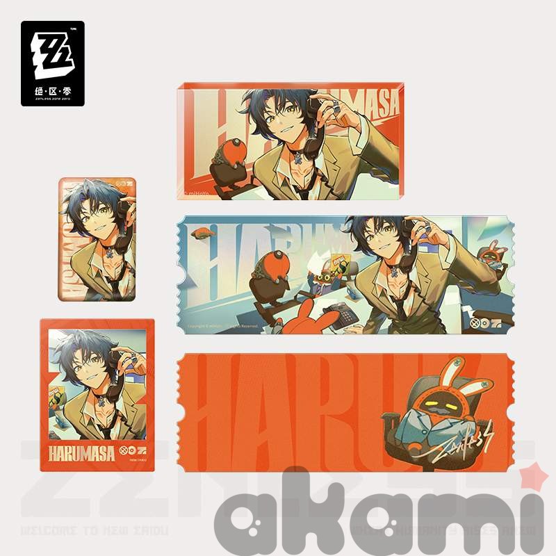 Asaba Harumasa Agent Story Merch Set (Zenless Zone Zero)