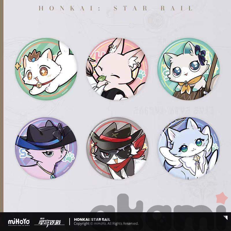 Значок с котиком Cat series Vol.5 (Honkai: Star Rail)