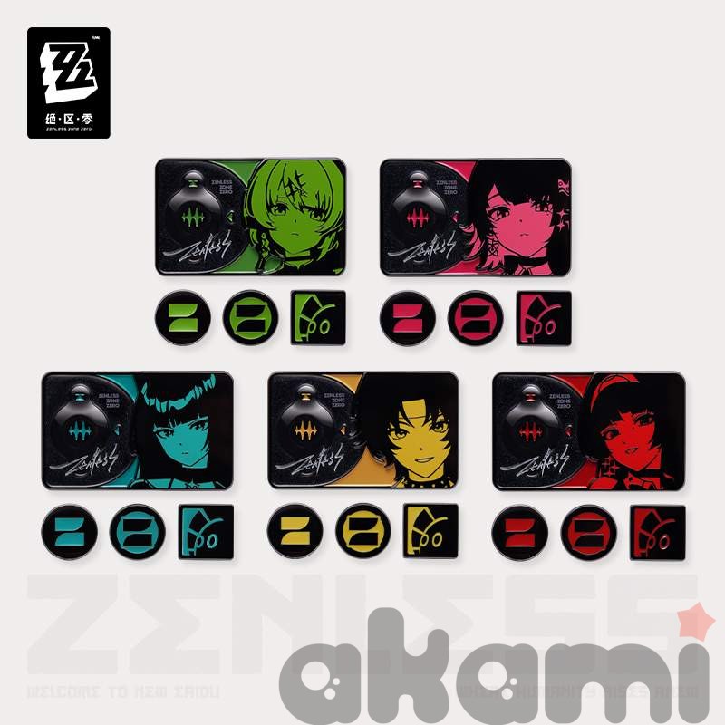 Набор значков Sparkling Wonderland (Zenless Zone Zero)