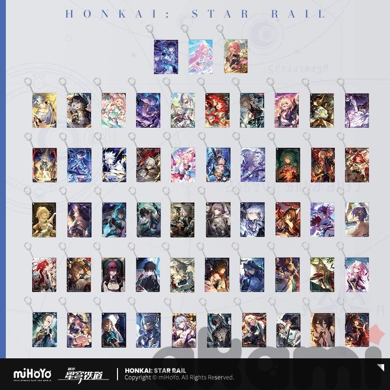 Акриловый брелок Световой конус (Honkai: Star Rail)