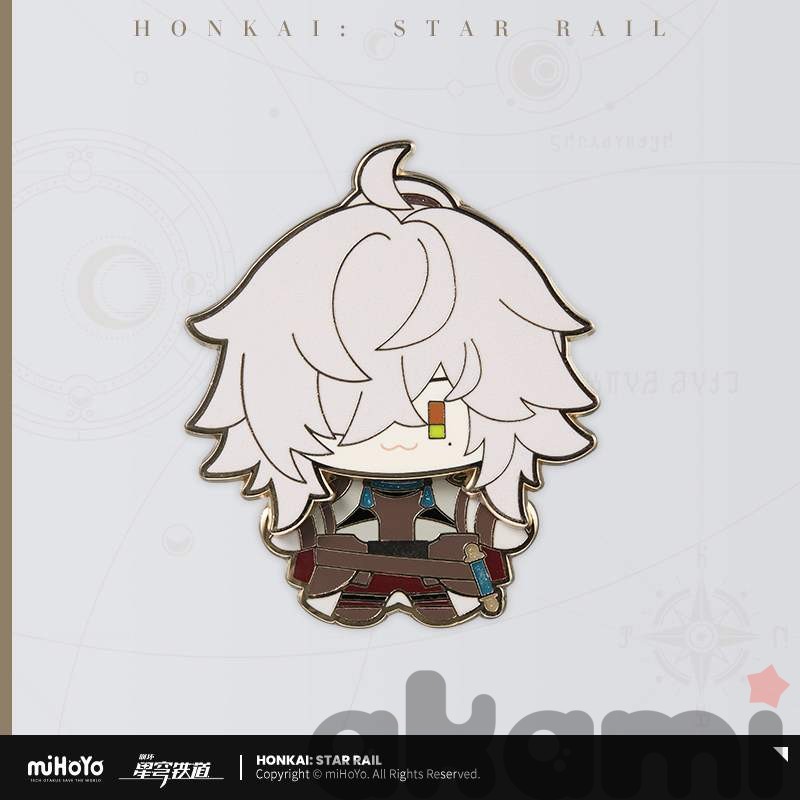 Металлический пин Цзинь Юань Chibi Series (Honkai: Star Rail)