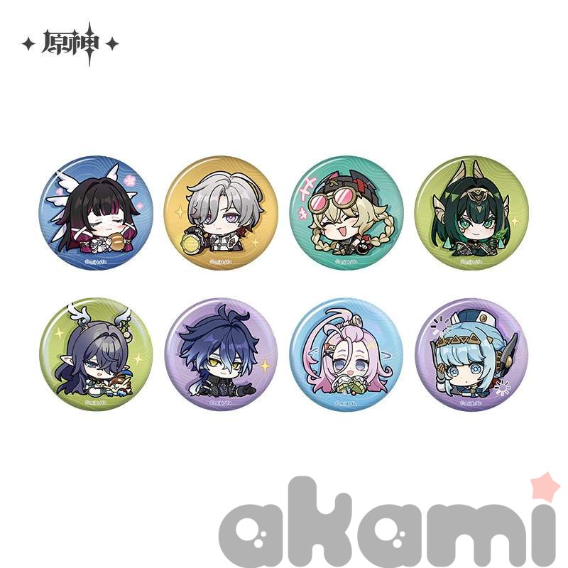 Значки Nod Krai Chibi Character (Genshin Impact)