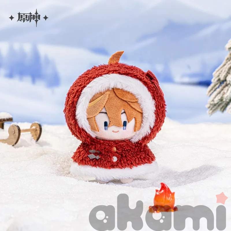 Плюшевый брелок Тарталья Fun in the Snow (Genshin Impact)