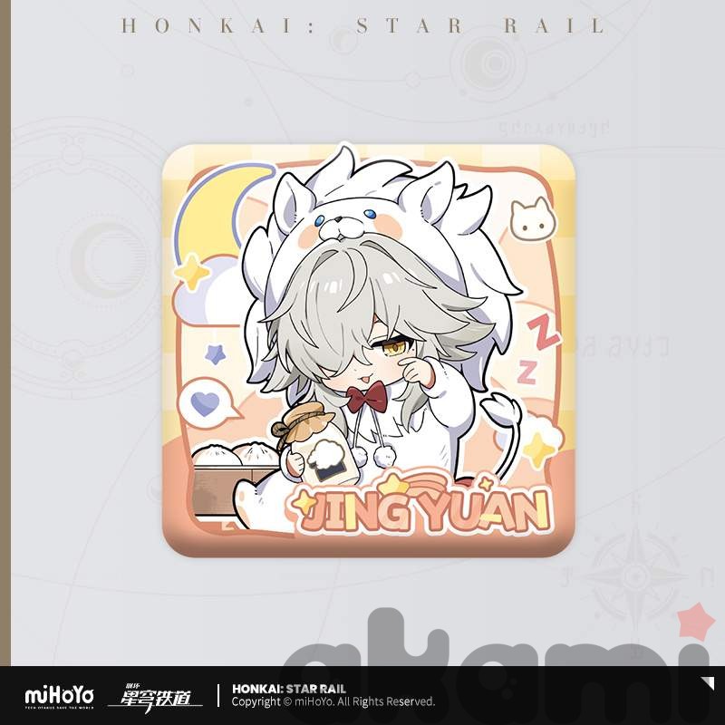 Значок чиби Цзинь Юань Boys Dorm Series (Honkai: Star Rail)