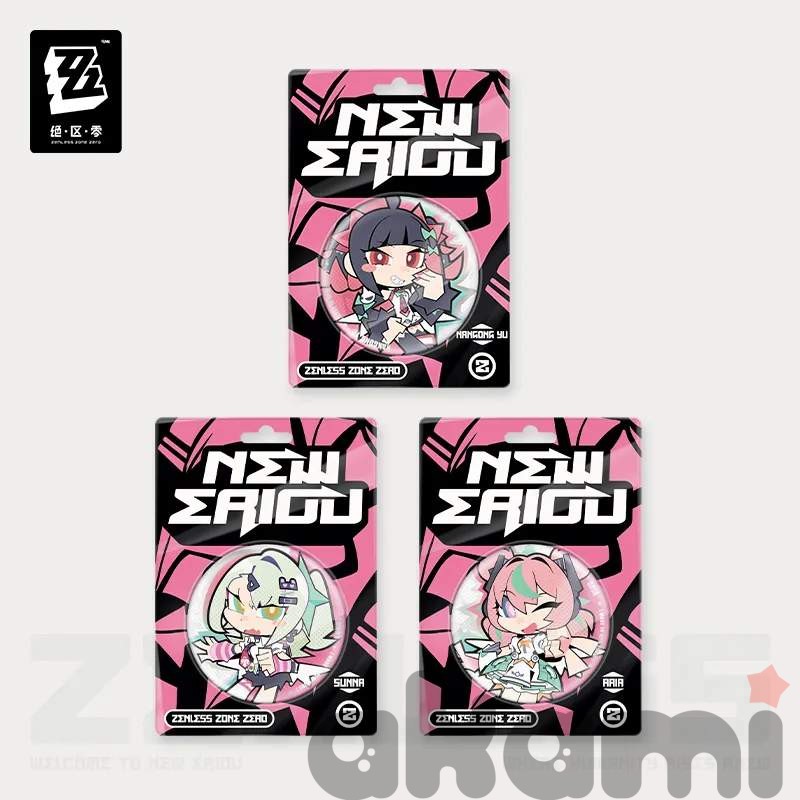 Значки New Eridu Chibi Ангелы наваждения (Zenless Zone Zero)