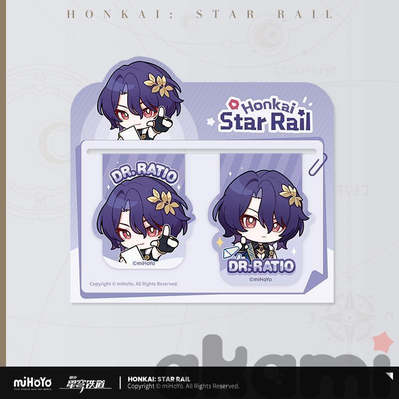 Набор магнитных закладок Рацио Pom-Pom Gallery (Honkai: Star Rail)