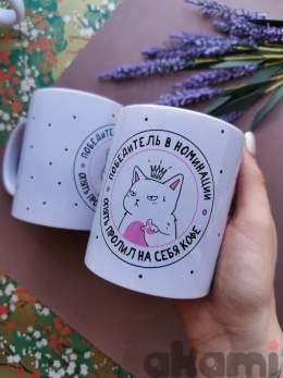 Кружка керамическая Sweet Cat Shop wer31